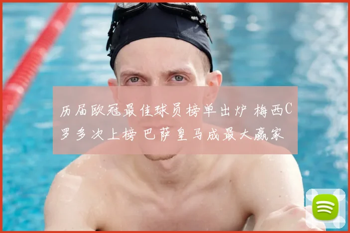 历届欧冠最佳球员榜单出炉 梅西C罗多次上榜 巴萨皇马成最大赢家
